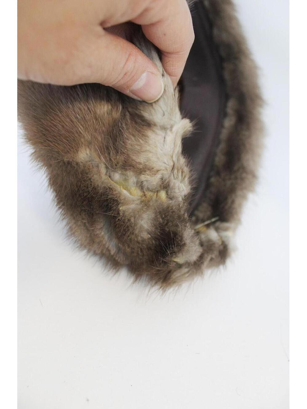 Scrap Item: Lutetia Mink Fur Hat Women Woman Size N/A - Picture 5 of 7